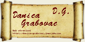Danica Grabovac vizit kartica